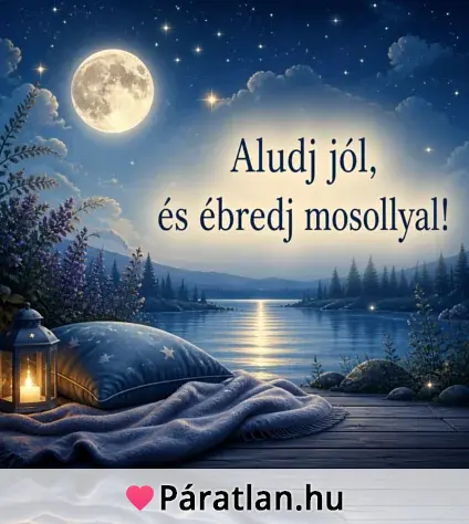 Aludj jól, és ébredj mosollyal!