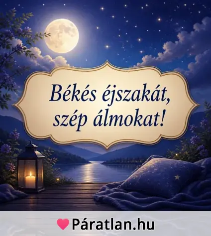 Békés éjszakát, szép álmokat!