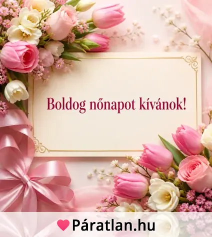 Boldog nőnapot kívánok!