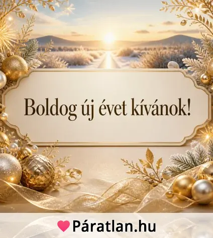 Boldog új évet kívánok!