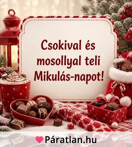 Csokival és mosollyal teli Mikulás-napot!