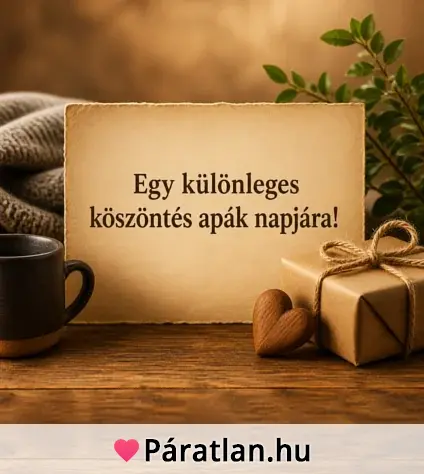 Egy különleges köszöntés apák napjára!