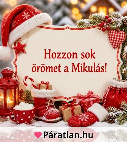 Hozzon sok örömet a Mikulás!