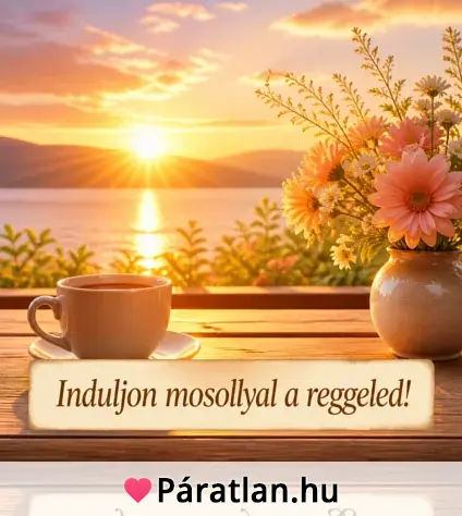 Induljon mosollyal a reggeled!