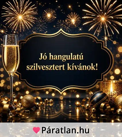 Jó hangulatú szilvesztert kívánok!