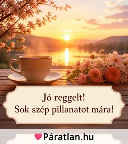 Jó reggelt! Sok szép pillanatot mára!