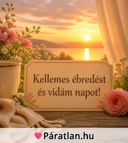 Kellemes ébredést és vidám napot!