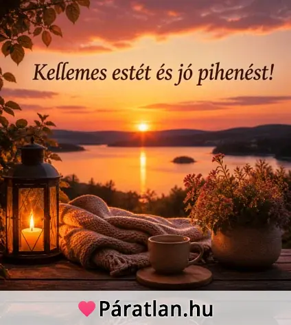 Kellemes estét és jó pihenést!