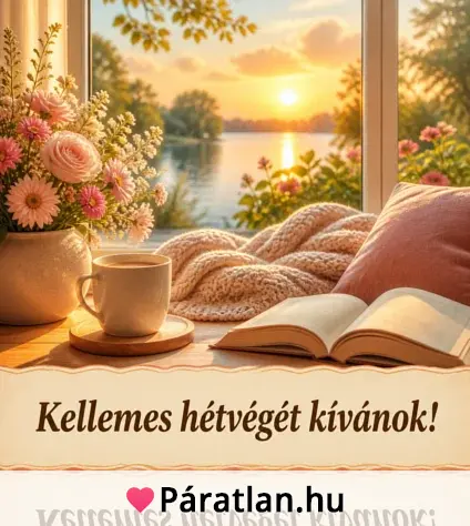 Kellemes hétvégét kívánok!