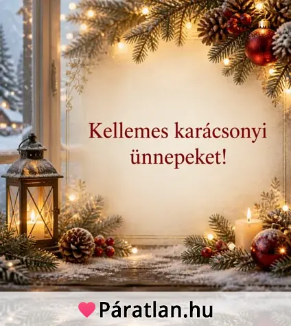 Kellemes karácsonyi ünnepeket!