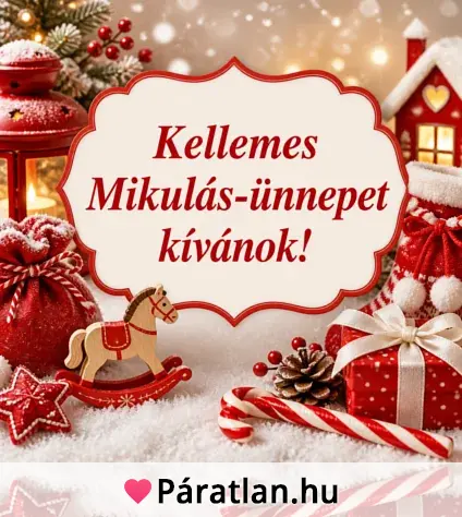 Kellemes Mikulás-ünnepet kívánok!