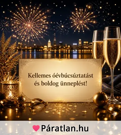 Kellemes óévbúcsúztatást és boldog ünneplést!