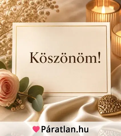 Köszönöm!