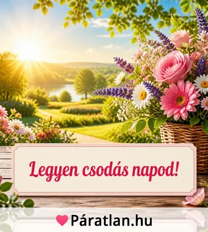Legyen csodás napod!