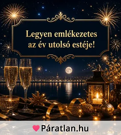 Legyen emlékezetes az év utolsó estéje!