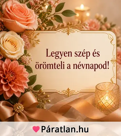 Legyen szép és örömteli a névnapod!