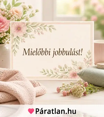 Mielőbbi jobbulást!