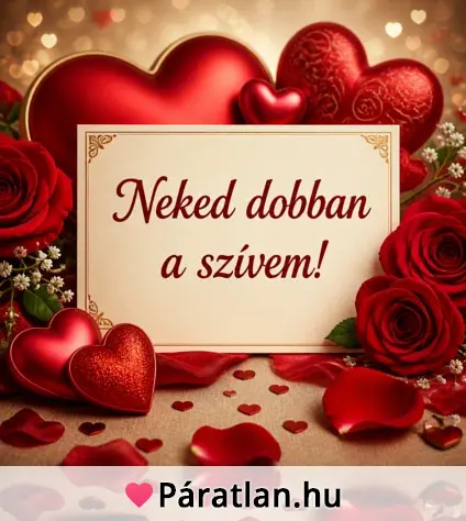 Neked dobban a szívem!