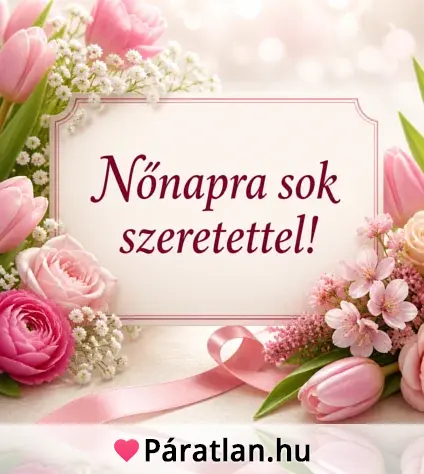 Nőnapra sok szeretettel!