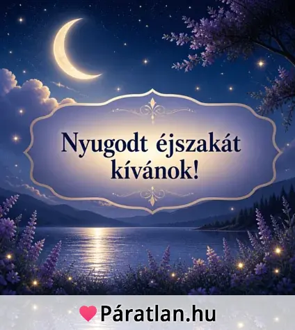Nyugodt éjszakát kívánok!