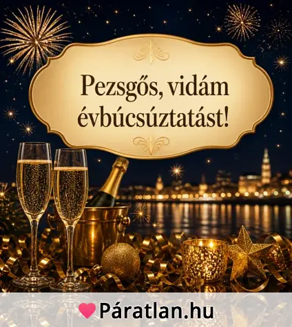 Pezsgős, vidám évbúcsúztatást!