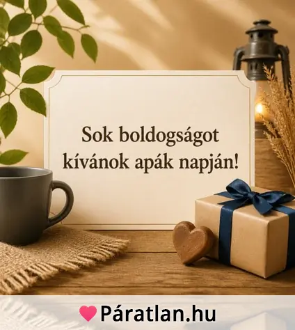 Sok boldogságot kívánok apák napján!