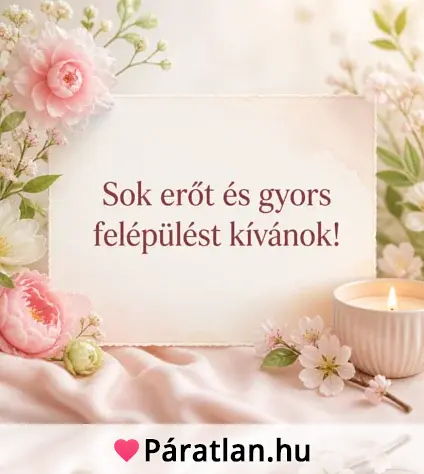 Sok erőt és gyors felépülést kívánok!