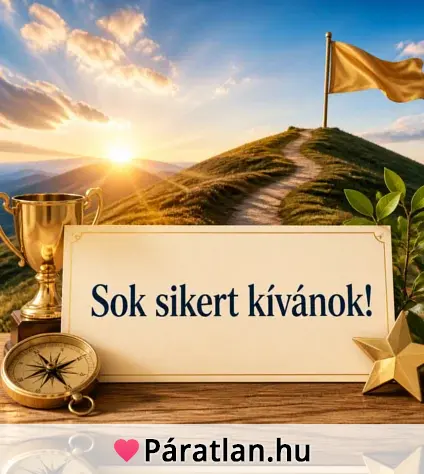 Sok sikert kívánok!