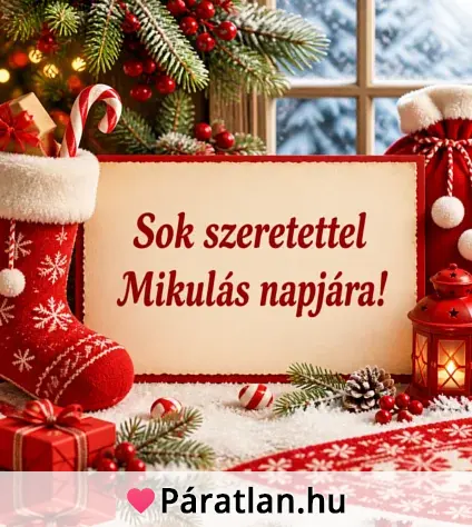 Sok szeretettel Mikulás napjára!