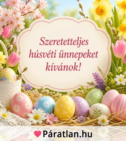 Szeretetteljes húsvéti ünnepeket kívánok!