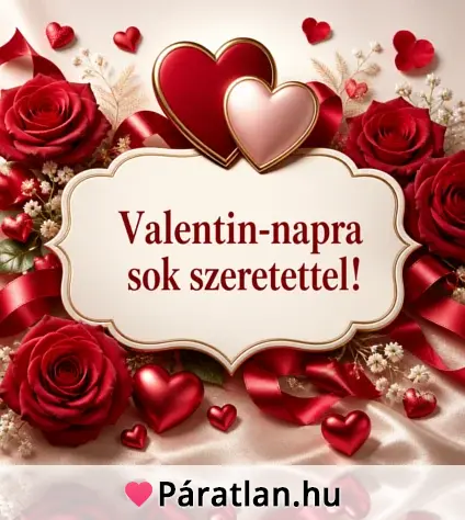 Valentin-napra sok szeretettel!