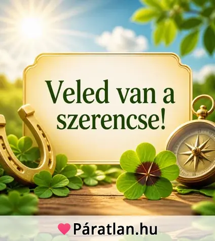 Veled van a szerencse!
