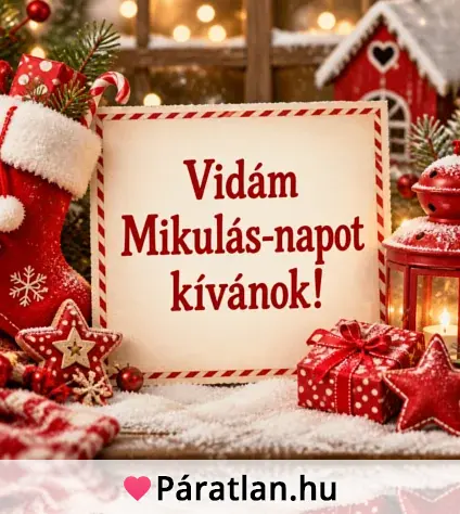 Vidám Mikulás-napot kívánok!