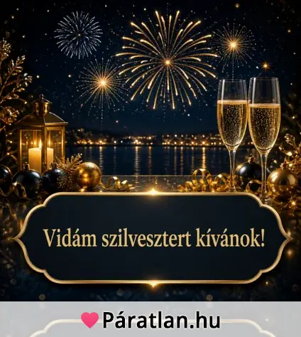 Vidám szilvesztert kívánok!
