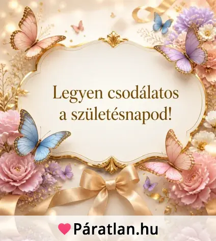 Legyen csodálatos a születésnapod!