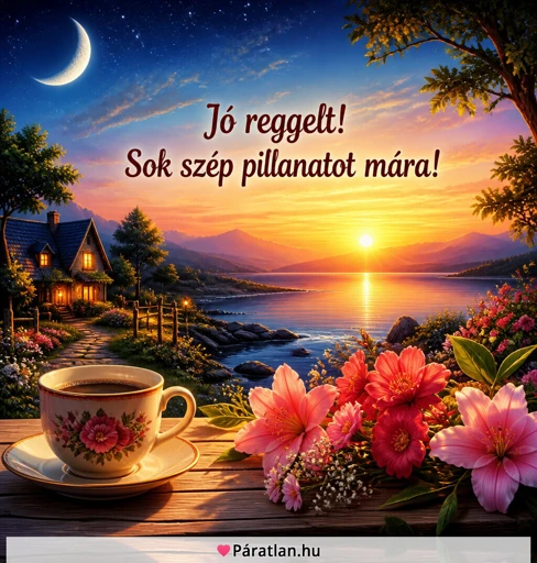 Jó reggelt! Sok szép pillanatot mára!