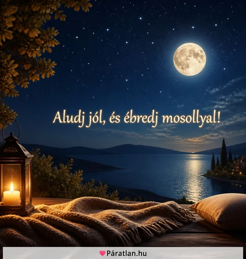 Aludj jól, és ébredj mosollyal!