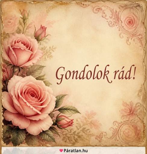 Gondolok rád!