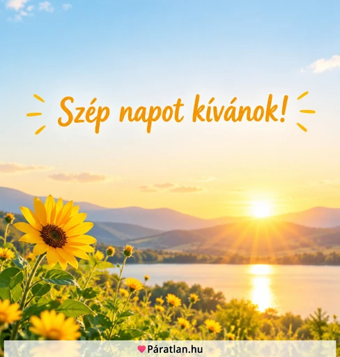 Szép napot kívánok!