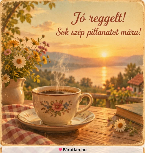 Jó reggelt! Sok szép pillanatot mára!