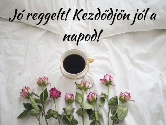 Jó reggelt! Kezdődjön jól a napod!