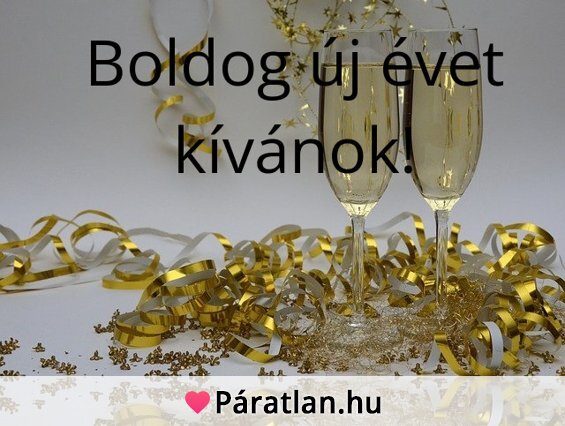 Boldog új évet kívánok!