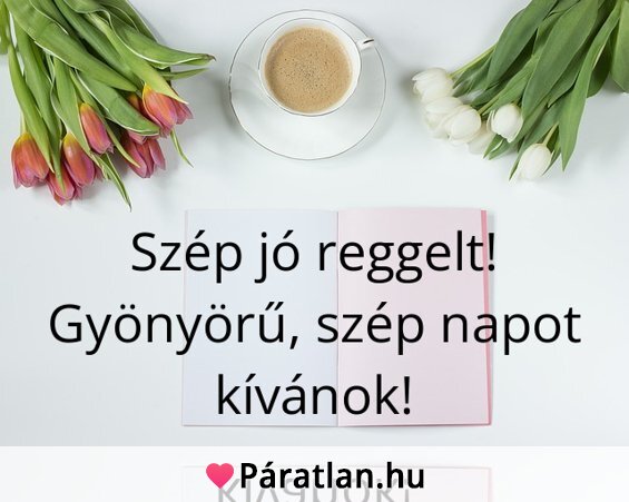 Szép jó reggelt! Gyönyörű, szép napot kívánok!