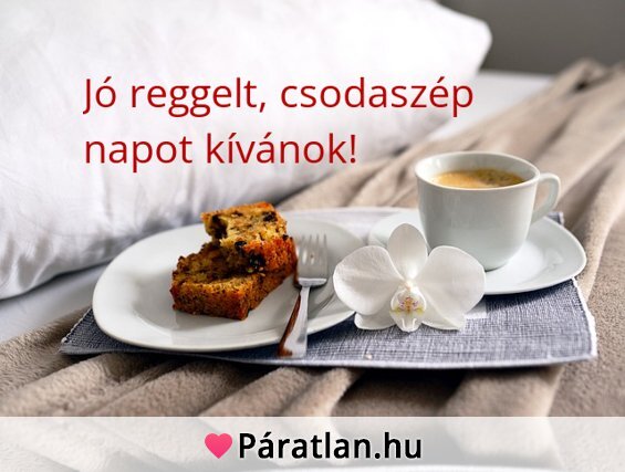 Jó reggelt, csodaszép napot kívánok!