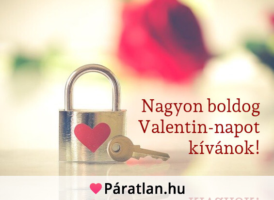 Nagyon boldog Valentin-napot kívánok!