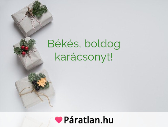 Békés, boldog karácsonyt!