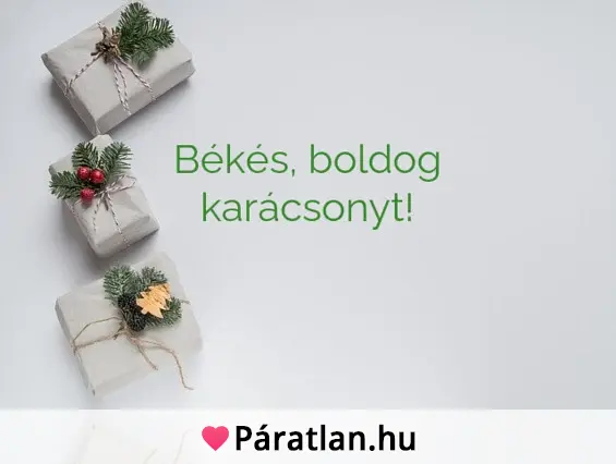 Békés, boldog karácsonyt!