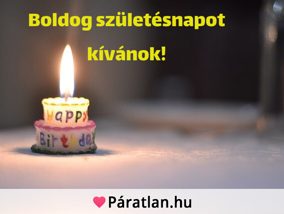 Boldog születésnapot kívánok!