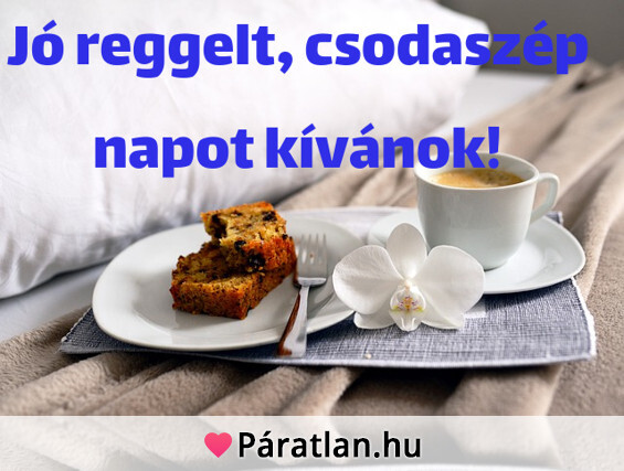 Jó reggelt, csodaszép napot kívánok!