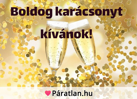 Boldog karácsonyt kívánok!